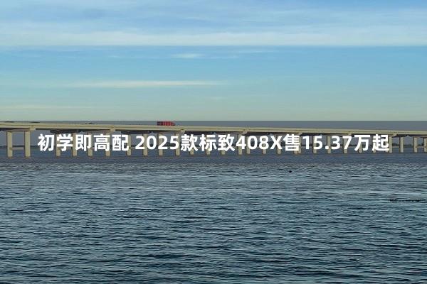 初学即高配 2025款标致408X售15.37万起